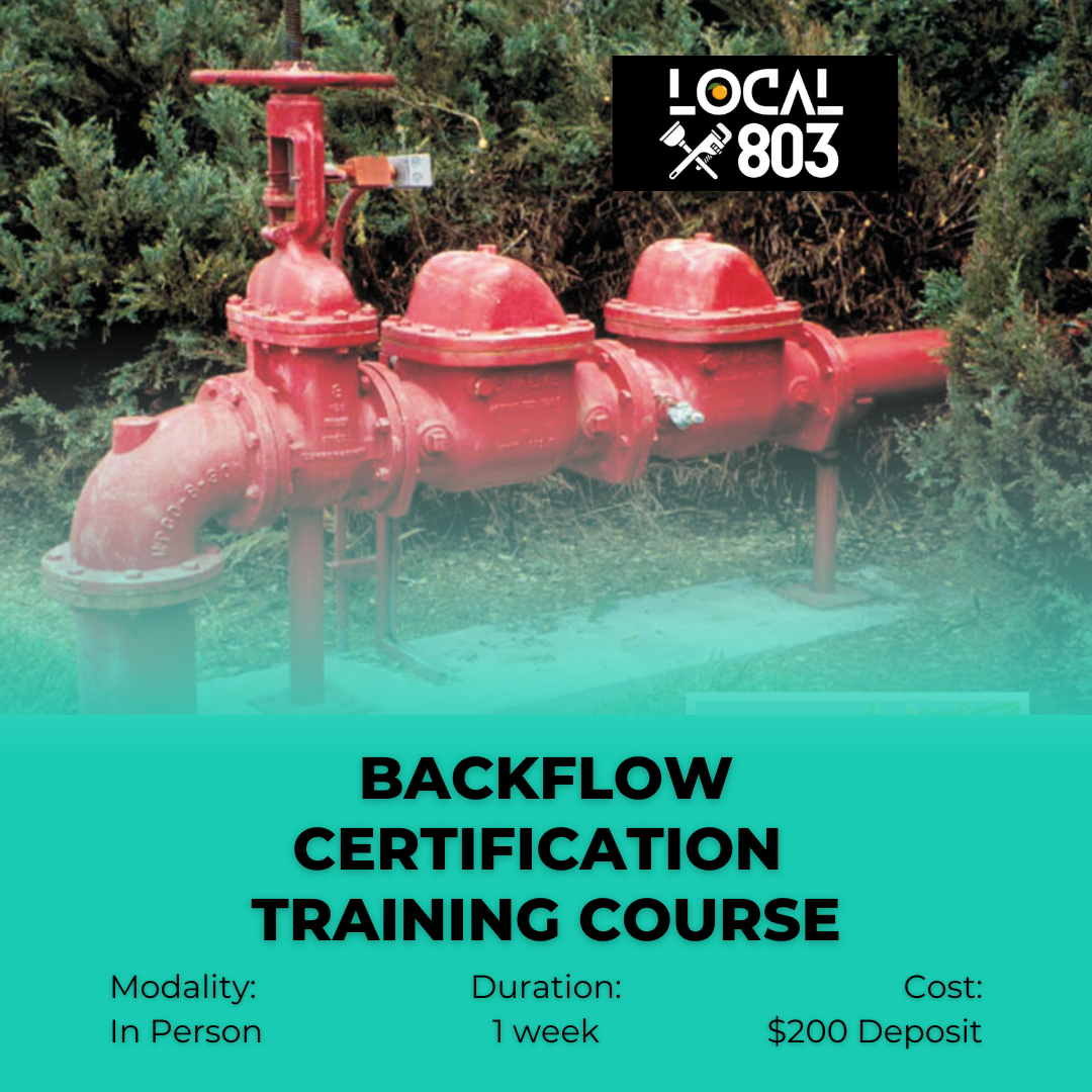 Backflow Certification Training Class